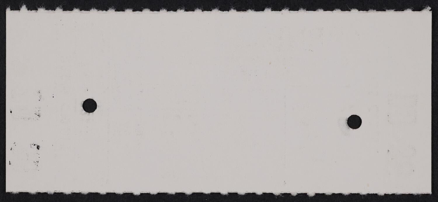 Ticket for Gewandhaus Orchestra of Leipzig, November 15, 1984 (back)