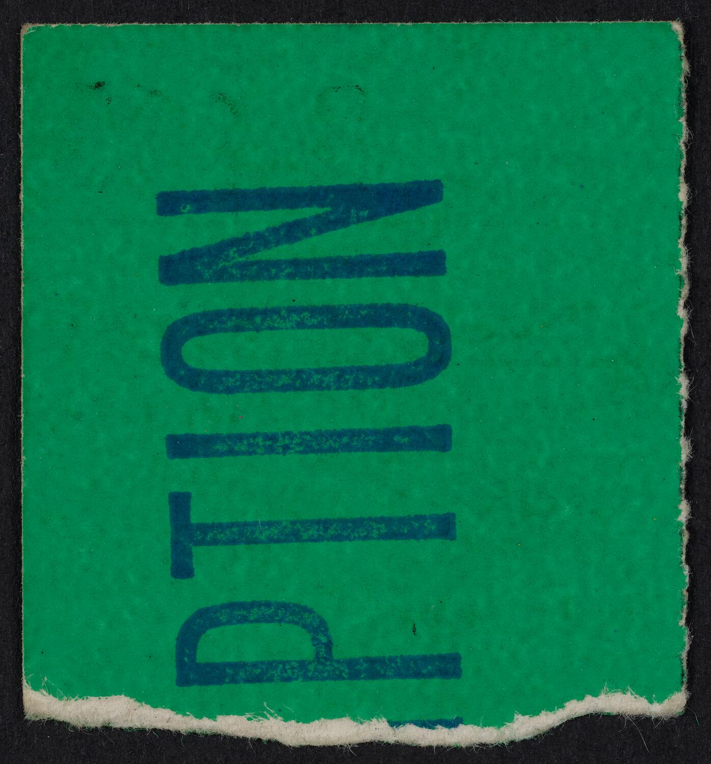 Ticket for Margaret Price, April 13, 1978 (back)