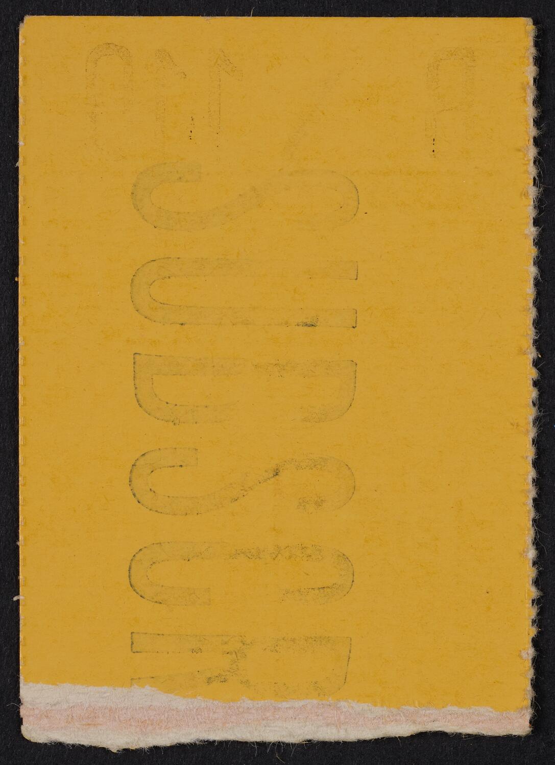 Ticket for Montserrat Caballé with Bernabé Martí, April 19, 1973 (back)
