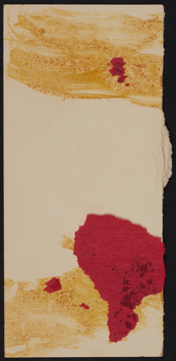 Ticket for NBC Symphony Orchestra, November 22, 1953 (back)